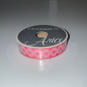 Celebrate It Aria Pink Decorative Ribbon